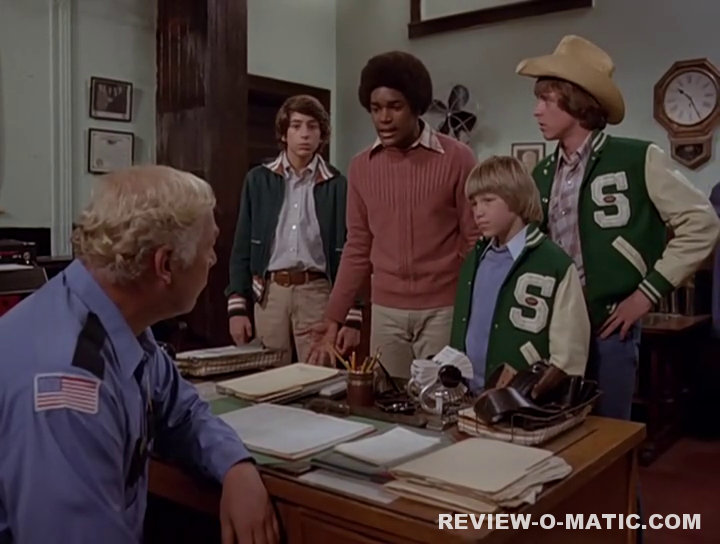 A picture from the Double McGuffin (1979), Police Station
